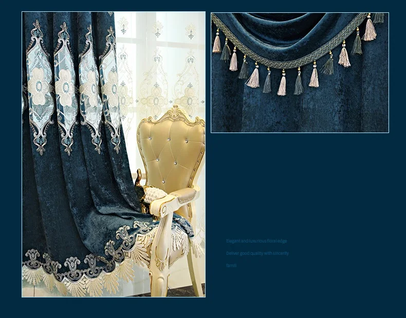 Европейский Шнайдер вышивка шторы для гостиной столовой спальни