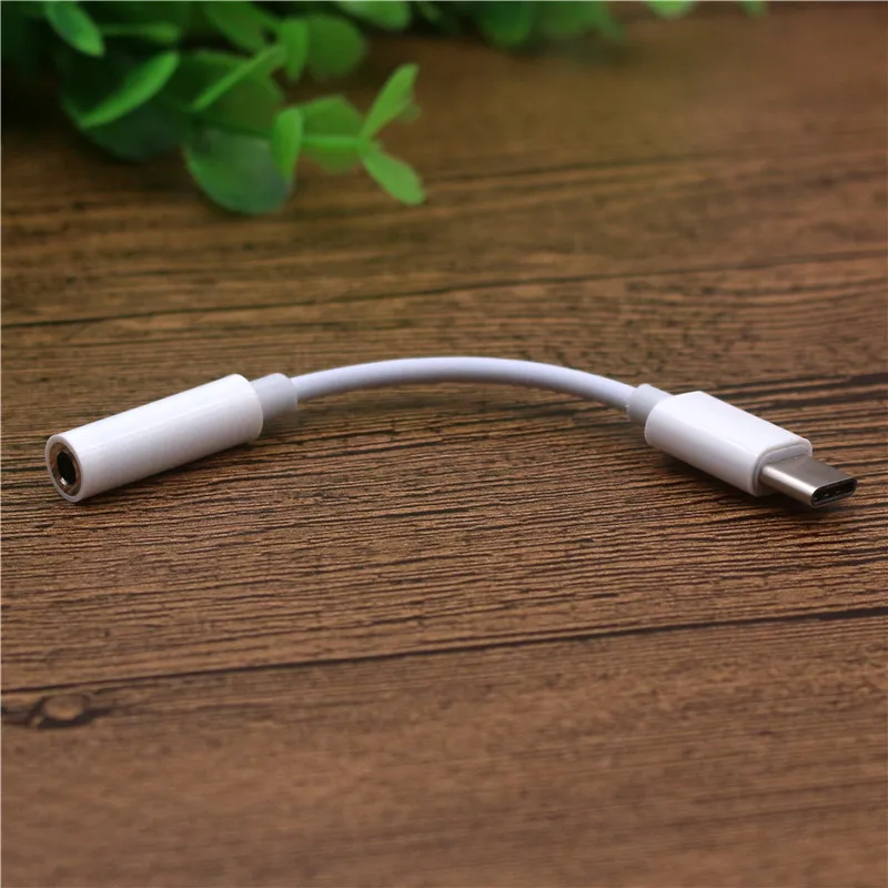 Usb Type C To 3 5mm Jack TypeC Audio Splitter Headphone Cable Earphone Aux 3 5 Adapter Charger For Xiaomi Mi6 Huawei