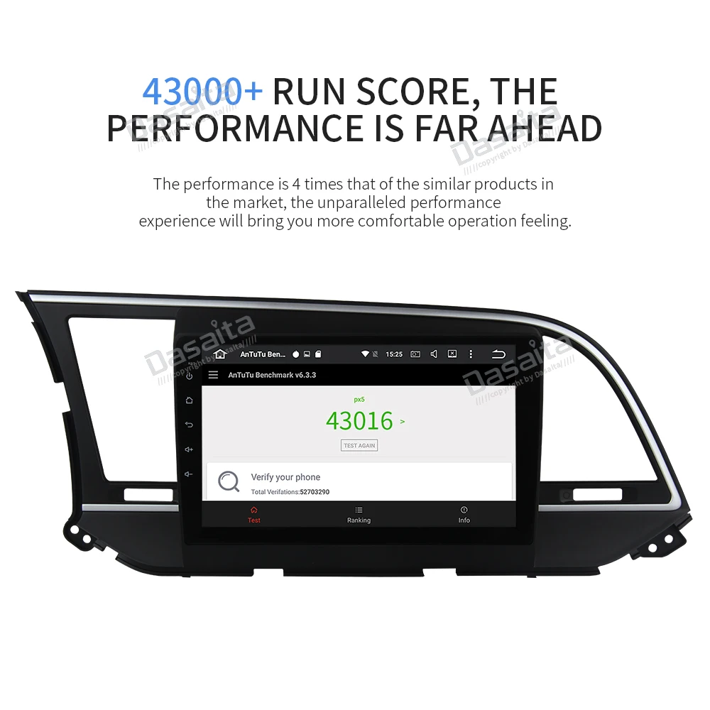 Flash Deal Android 9.0 Octa Core Car Radio Player for Hyundai Elantra 2016 one din Headunit with 9" IPS Touch Screen 1080P Video Bluetooth 4