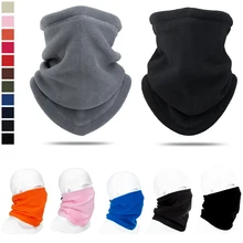 New 3 In 1 Multifunction Winter Neck Warmer Unisex Fleece Warmer Neck Ring Scarf Winter Hat Outdoor Sports Face Mask Scarves