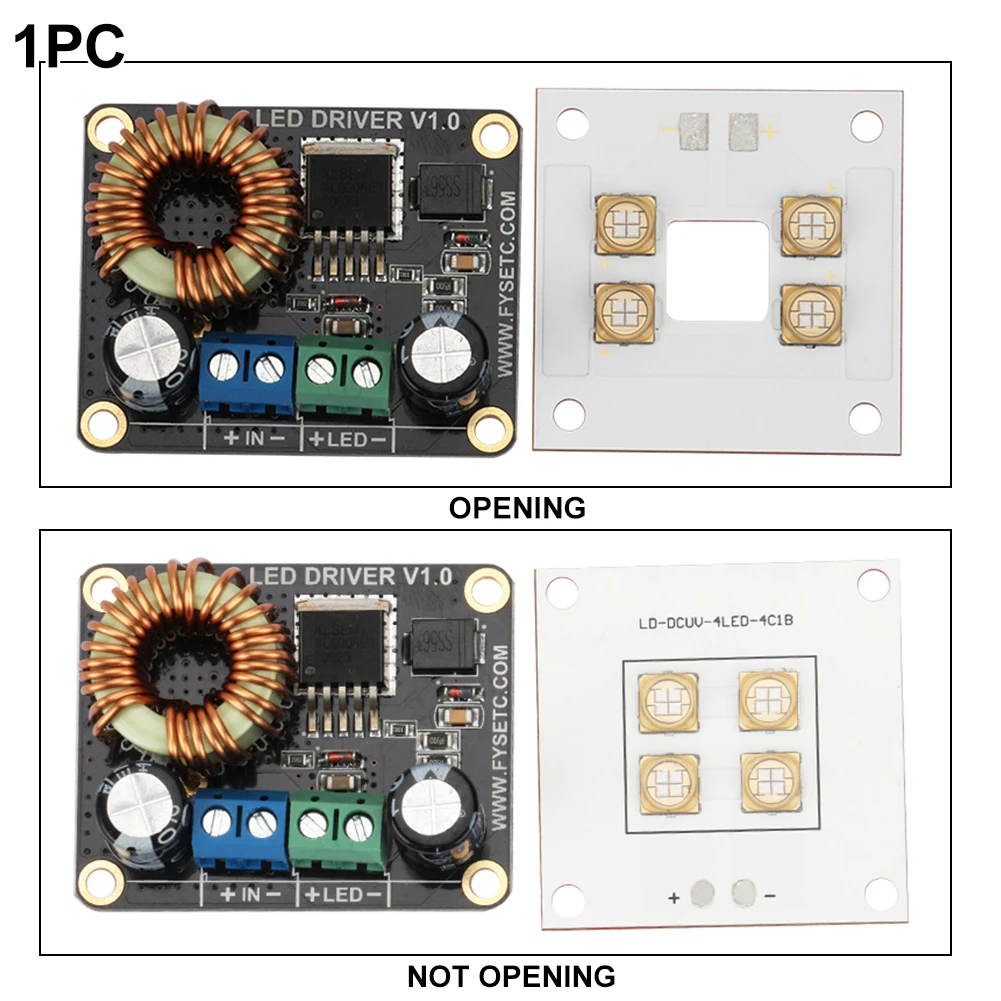 

2pcs/set UV Driver Board Constant Current Lamp Panel Module Printing Kit Light Led Source 40W 30W Boost For SLA DLP