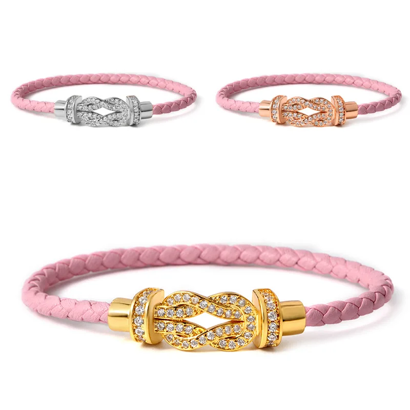 Браслеты из натуральной кожи bijoux acier inoxydable femme homme для женщин и мужчин кристалл бренд Магнит ювелирные изделия браслет
