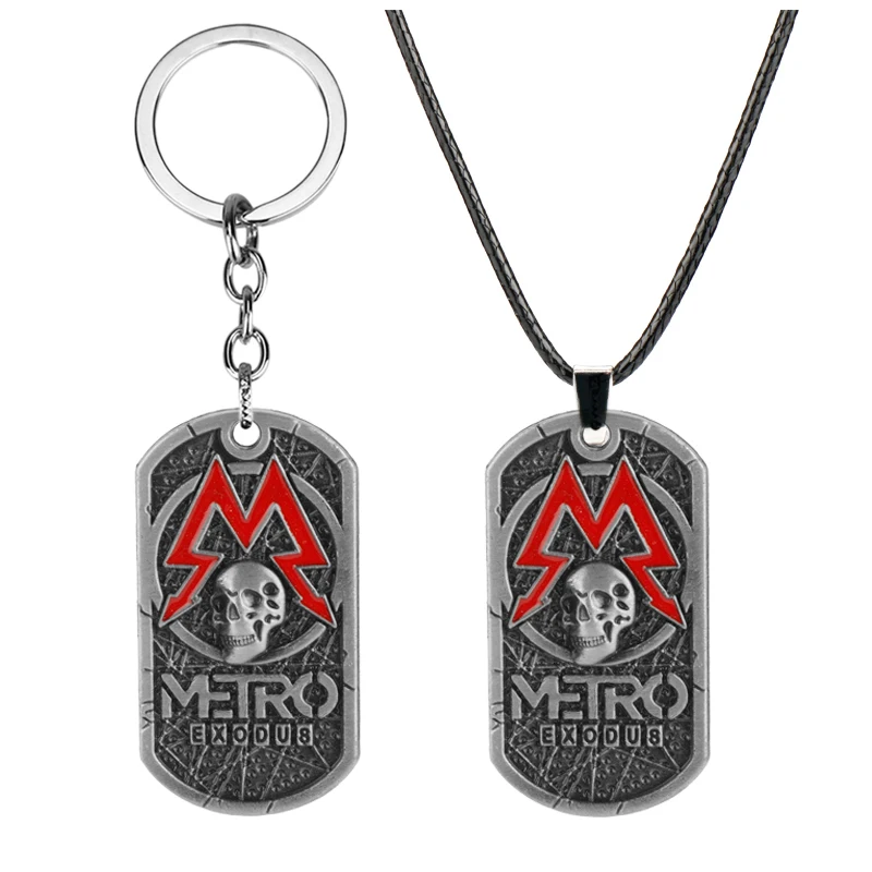 Dog Tag кулон брелок игры метро исход ювелирные изделия Винтаж сувенирная коллекция