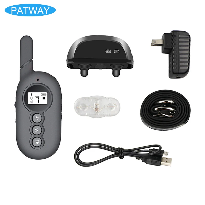PS3 Charging LCD Display Pet Dog Training Electric Shock For Dogs IP67 Diving Waterproof Remote Control Device Collar | Дом и сад