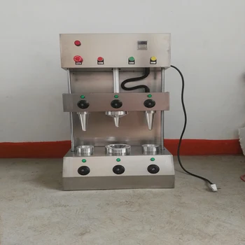 

Conical pizza making machine pizza cone display heater
