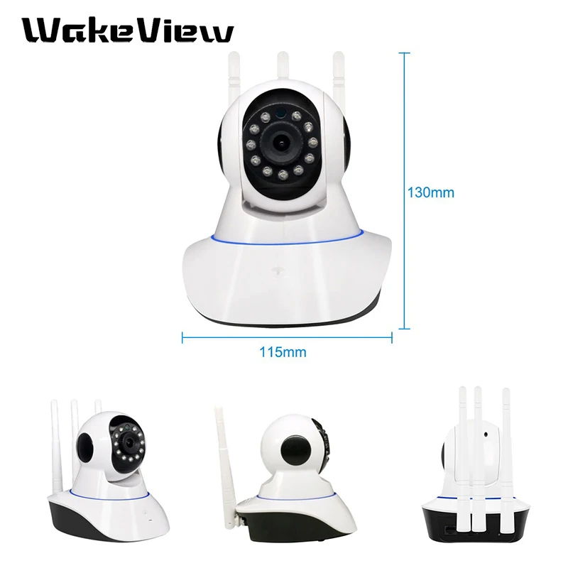 WakeView 1080P WiFi Camera Home Security HD Pan Tilt Wireless IP Camera Two Way Audio Baby Monitor CCTV IP Camera SD Card P2P