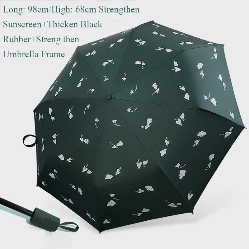 13 Sunumbrella компактный портативный складной Ультра солнцезащитный черный Универсальный Зонт женский стиль - Цвет: 13
