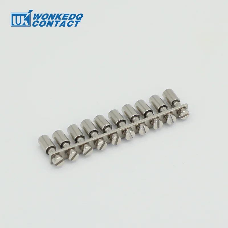 Wiring Jumpers For MBKKB 2.5 UKK/UKKB 3 Connector FBRNI 10-5N DIN Rail UK Terminal Block Accessories Fixed Bridge 1Pc wire connectors jumper bridge