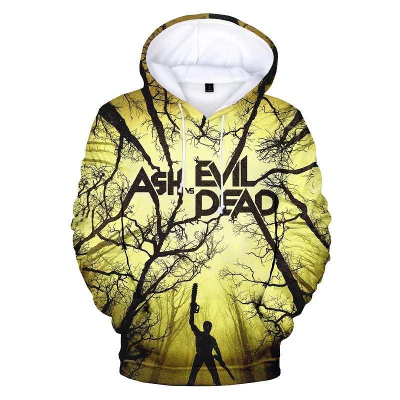 2021 Horror Movies Ash Vs Evil Dead 3d Printed Hoodies Men Women