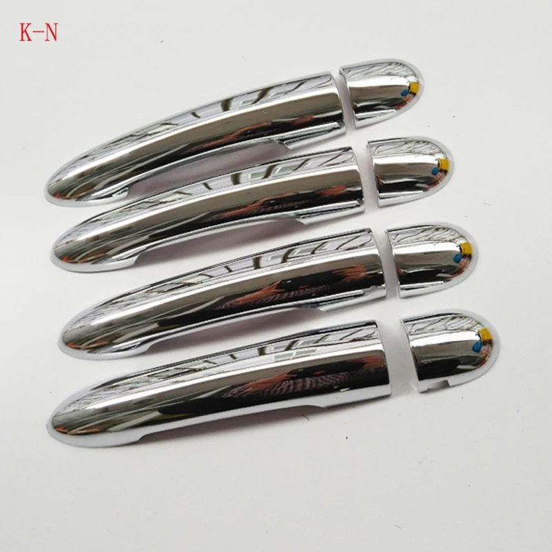 ABS Хромированная накладка на дверную ручку для Renault Megane ii 2 MK2 2002 2003 2004 2005 2006 2007 2008 стикер для стайлинга автомобилей Авто доступ