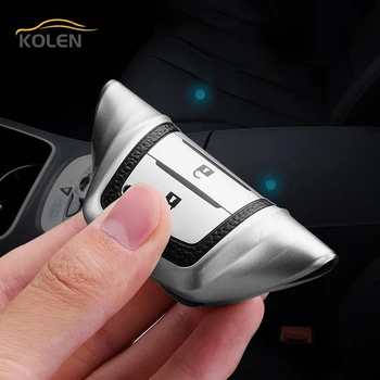 Leather TPU Car Smart Key Cover Case For Toyota Rav4 Corolla Altis Fortuner Camry Land Cruiser 200 Aygo CHR Protector Shell Fob - Leather TPU Car Smart Key Cover Case For Toyota Rav4 Corolla Altis Fortuner Camry Land