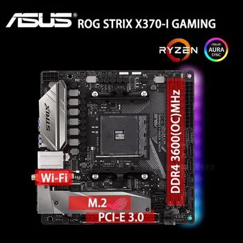 

Asus ROG STRIX X370-I GAMING Motherboard DDR4 32GB AMD X370 DDR4 3600MHz M.2 RGB Desktop X370 Mainboard AM4 Mini-ITX Used