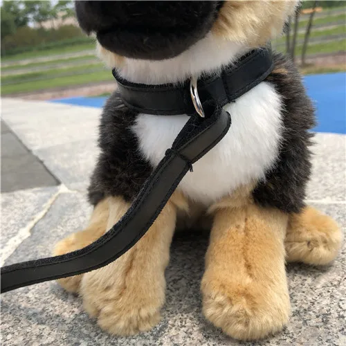 Fancytrader 10'' Premium Mini Simulation German Shepherd Plush Toy Stuffed Dog Toy Great Kids Gift Home Decoration 23x25cm (6)