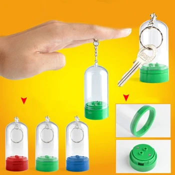 

NEW Minifigure Keychain Display Case Key Ring Building Blocks Models Toys