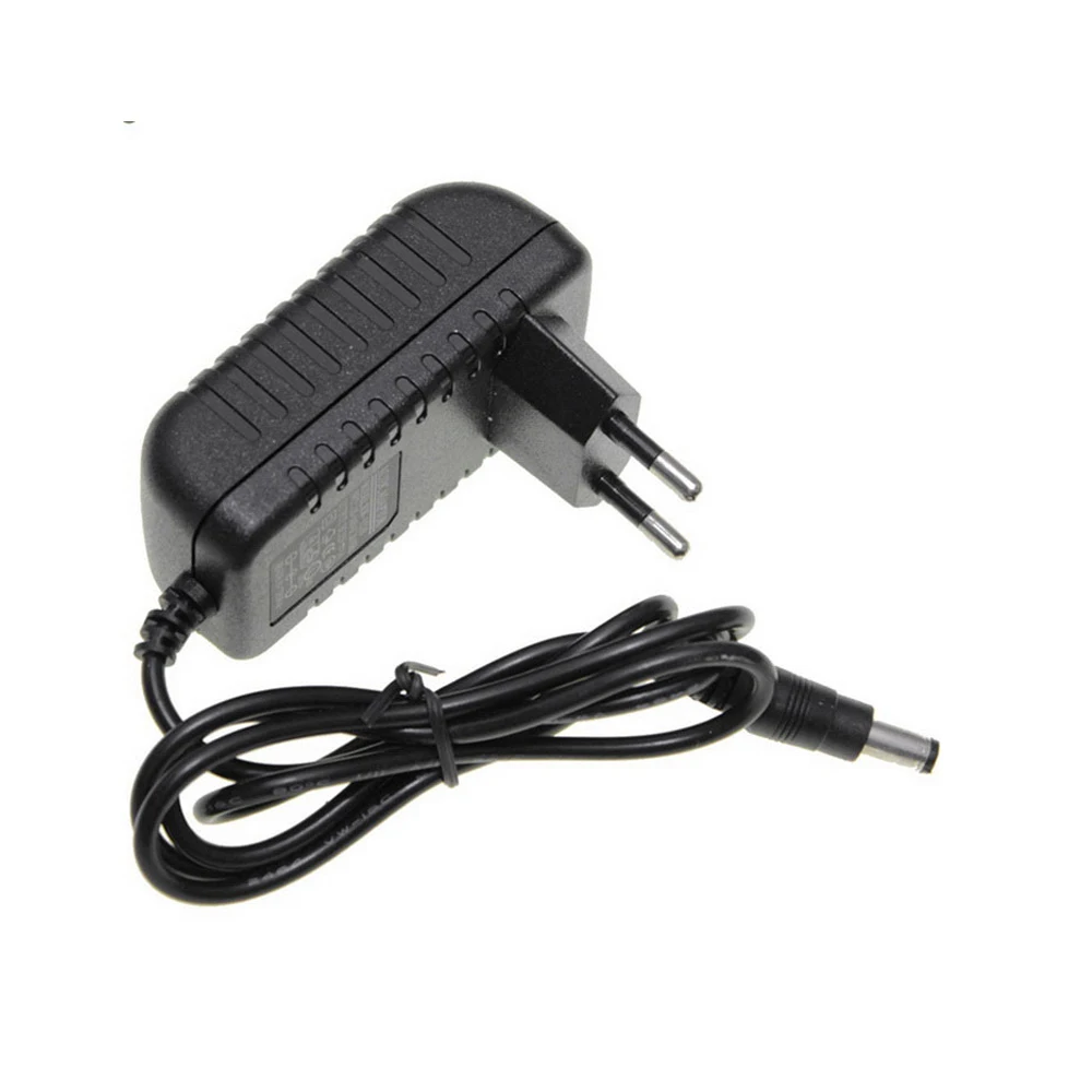 

12V 2A EU power adapter with DC barrel jack size 5521