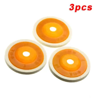 

3pcs Felt Polishing Wheel Grinding Metalworking Glass Ceramic Aluminum Buffer Disc Sanding Polisher Pad Discs