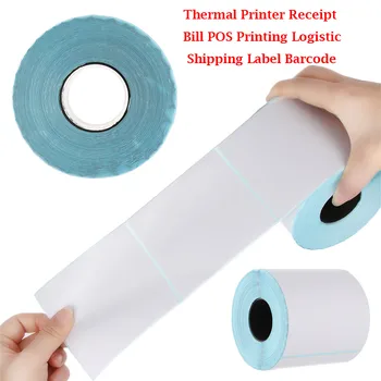 

100*100mm 500Pcs/roll Thermal Printer Receipt Bill POS Printing Logistic Shipping Label Barcode Identification Tags