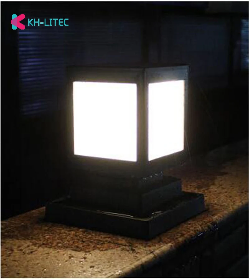 Solar-Post-Lamp-Outdoor-IP65-Waterproof-Column-head-light-For-Garden-wall-lamp-garden-Post-Deck-Cap-Column-Fence-Landscape-Lamp（14）