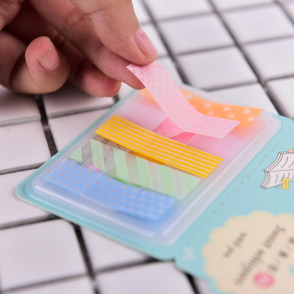 

Cute 100 Page Sticky Notes Kawaii Candy Colored Stick Markers Book Page Index Flag Sticky Notes Office School Supplies 1Pcs