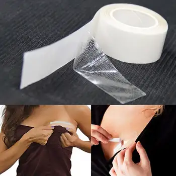 

Safe Self Adhesive Ultra Thin Wig Body Tape Non Slip Lingerie Breast Invisible Bra Clothing Double Sided Dress For Boobs