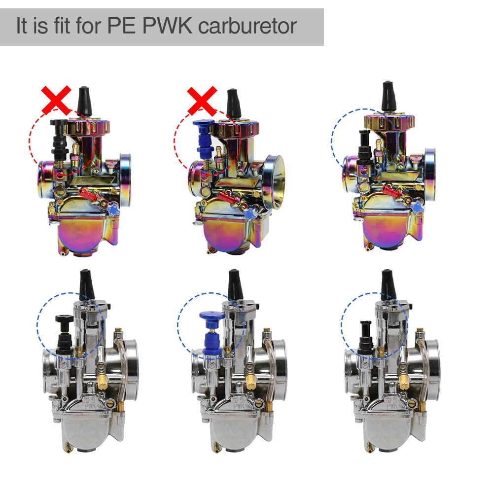 ZS заездов для карбюратора Keihin PWK PE24 28 30 32 34-40 Дроссельный клапан в сборе концентрированная ручка Ручной Клапан переключатель управления