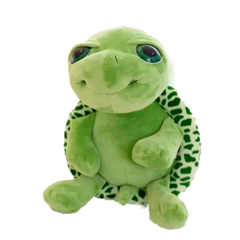 Dorimytrader Горячая гигантская черепаха Фаршированные игрушки Куклы Jumbo Animal Big Eye Turtle