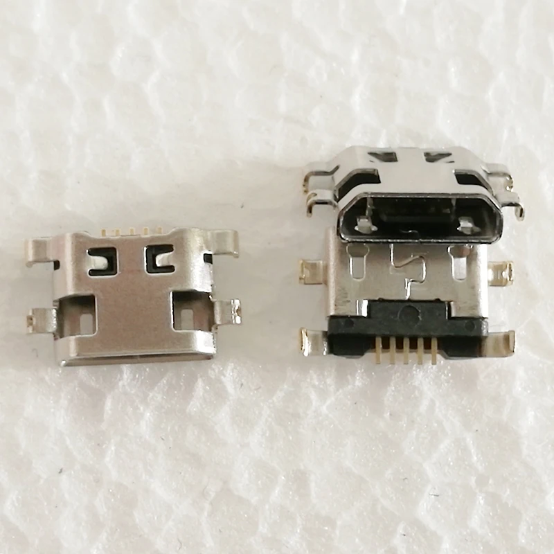 50 шт. Micro mini USB гнездо разъема порта зарядки разъем для lenovo A708t S890/для Alcatel 7040N/для