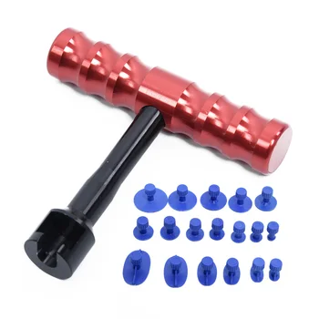 

18 Glue T-Bar Puller DIY Puller Lifter Tool Kit Tabs Practical Washing Machines Paintless Dent