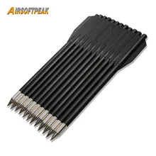 12Pcs/lot Hunting Arrow Archery Crossbow Bolt Hunting Shooting Arrow Steel Bow Target Tree Tactical Military Accessories 16cm