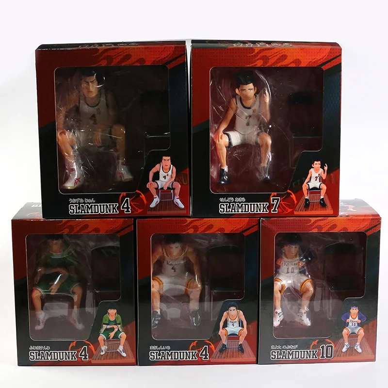 5pcs/set Slam Dunk Akira Sendoh Kiyota Nobunaga Fujima Kenji Shinichi Maki Uozumi Jun Collection Figure PVC Model Figurals | Игрушки и