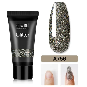 

2020 New 30ml Glitter Gel Nail Polish Kits Soak Off UV LED Extension Builder Nails Gel