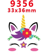 30 шт мультяшный персонаж плоское украшение из смолы PR 9305 - Цвет: 9356