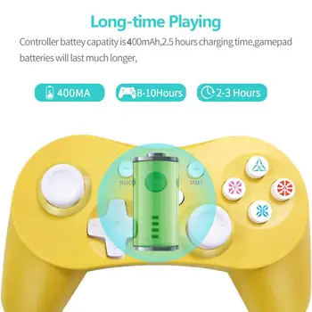 

5 in 1 Bluetooth Wireless Controller Gamepad for Switch PS3 PC PC360 and Android