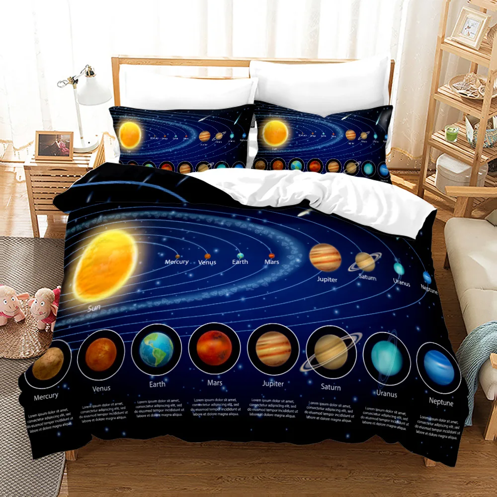 solar system planet comforter set