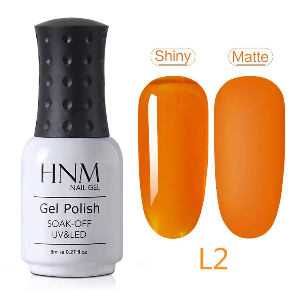 Гелиевый лак для ногтей HNM Yellow Purpl, розовая серия, нужен матовый лак для ногтей, эмалированный Праймер, УФ светодиодный лак, набор полуперманентных лаков - Цвет: 5604