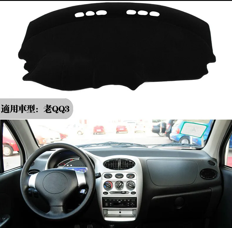 

for Chery QQ A1 QQ3 QQ6 Sweet IQ MVM110 A1 08-11 Dashboard Cover Sun Shade Dash Mat Pad Carpet Car Stickers Interior Accessories