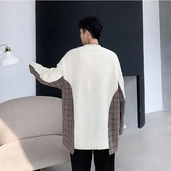 M-XL! осенне-зимние модели, мужские свободные вельветовые плотные пальто в стиле хип-хоп для мальчиков