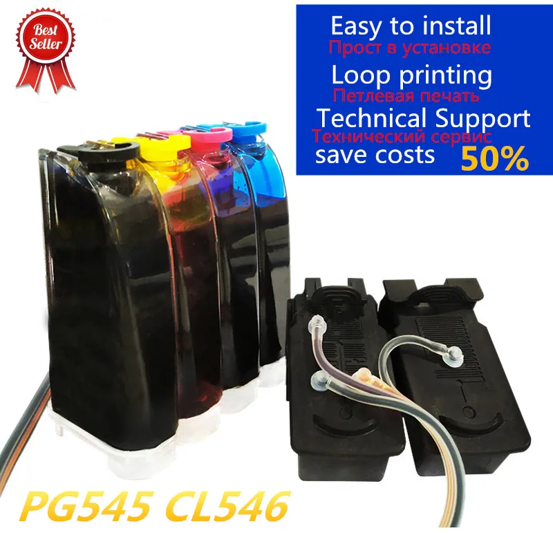 Популярные в Европе PG545, CL546 совместимый принтер СНПЧ для Canon IP2850 MX495 MG2950 MG2550 MG2450 MG2555s MG2900 MG2940 MG2950