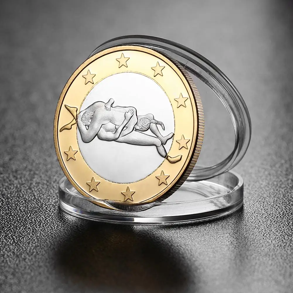Treasure-Props-Toys Collect Bitcoin Gifts Gold-Plated Sexy Goddess 1pc Day-Craft Multi-Style