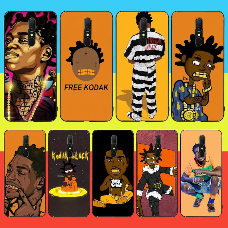 PENGHUWAN Kodak Black Rapper TPU black Phone Case Cover Hull For Oppo A5 A9 2020 Reno Z Realme5Pro R11 case