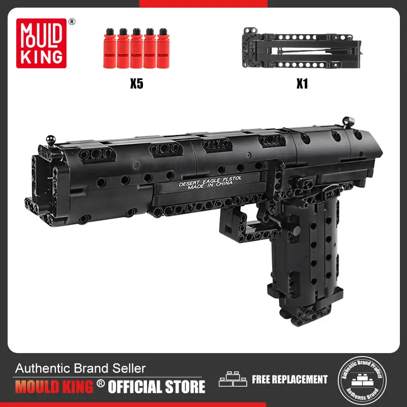Waffen Modell Feuerwaffen Bausteine Mould King14003 MK Spielzeug 1021PCS