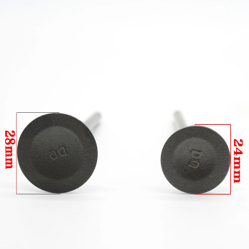 Motorcycle Engine Valve Inlet And Exhaust For ZONGSHEN-Motor Racing NC250 ZS177MM 250cc 4 Stroke KAYO K6 T6 BSE KEWS HJ250H