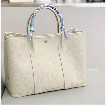 

New Garden Bag Tote Bag Handbag With Pu Color Contrast Messenger Bag Shoulder Bag Casual Bag For Women