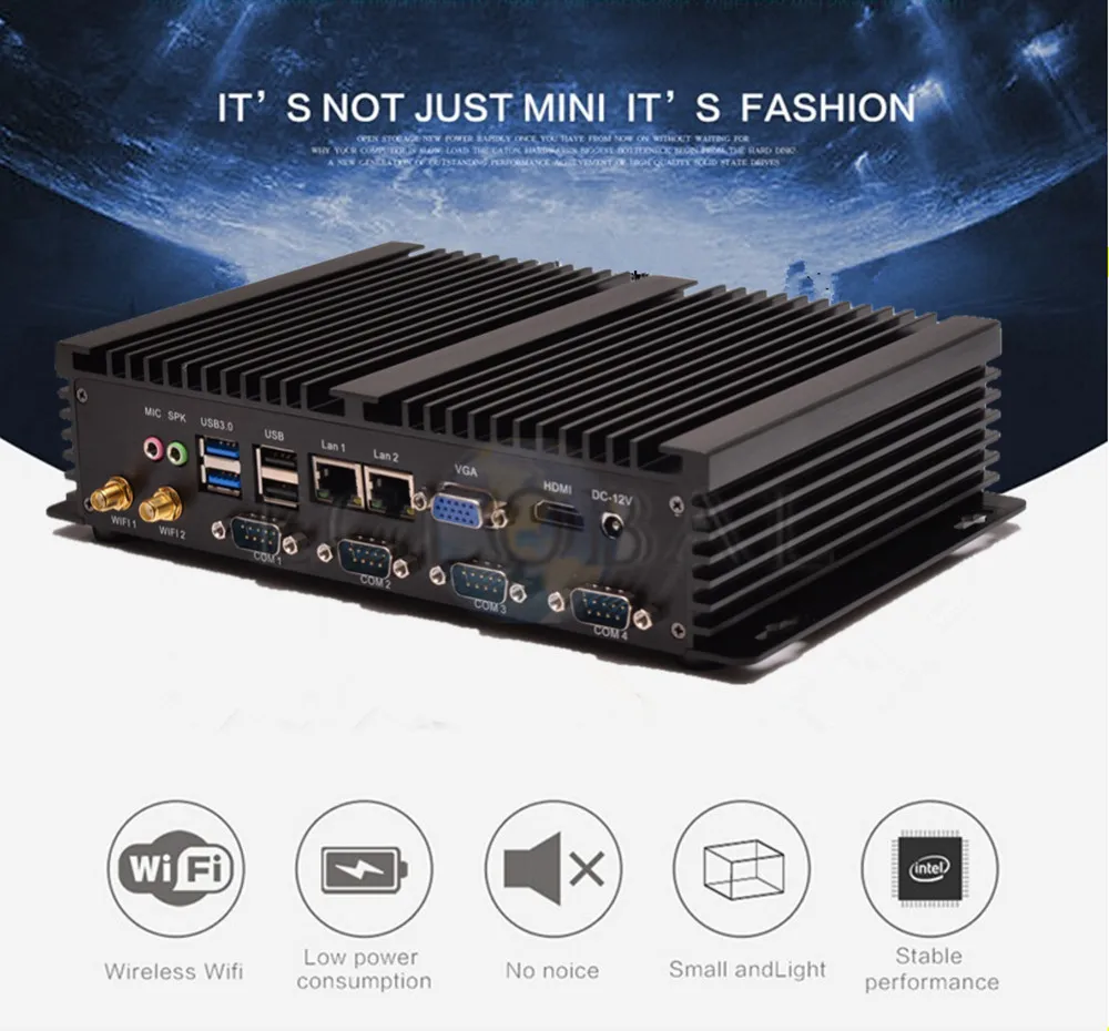 ToptonFanless промышленный Мини ПК с ОС Windows XP/7/10 Intel i5 3317U 1037U Dual NIC 4* RS232 Настольный Мини компьютер 300 м Вай-Фай HDMI+ VGA