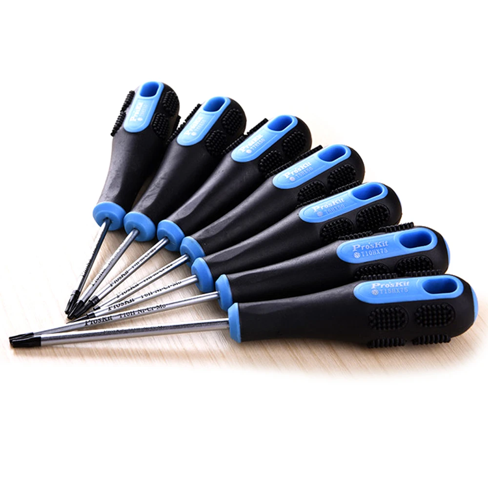 

Pro'sKit Precision Screwdrivers Hand Tools Magnetic Plum Hexagonal Star Hollow Screw Drivers Electrical Maintenance Hand Tools
