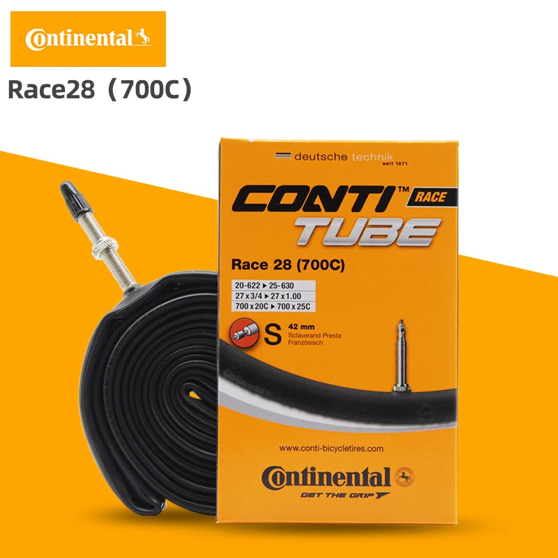 Continental Race 28 Bicycle Inner Tube 42mm Presta Valve 700 X 18 25c for sale online 