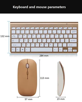 

2.4G Ultra-Thin Business Wireless Keyboard and Mouse Combo Ergonomic Wireless Keyboard Mouse for PC Computer Laptop