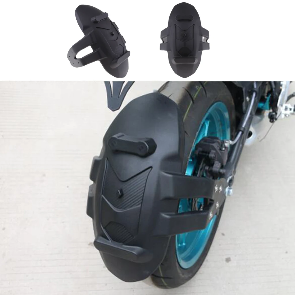 Motorcycle Rear  Mud Guard W/ License Plate Mount Bracket #005
