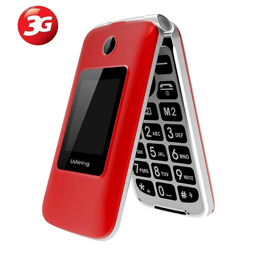 Ushining Mobile Flip Phone Feature Phone Dual