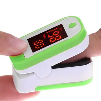 

Fingertip Pulse Oximeter Blood Pressure Oximetry Heart Rate Monitor SpO2 Oximetry Monitor Random Color Without Battery